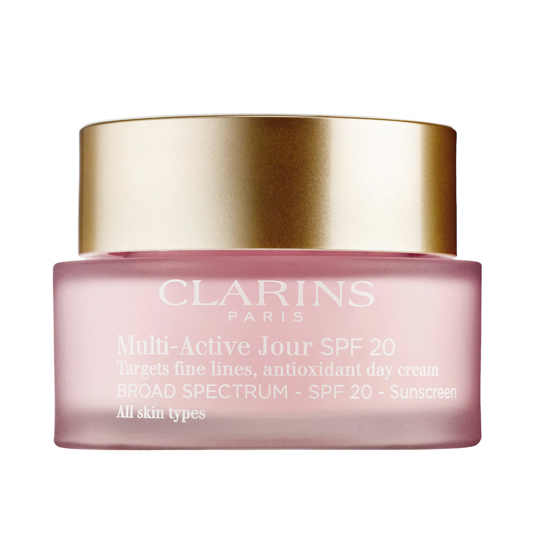 Multi-Active Anti-Aging Day Moisturizer with SPF 20 for Glowing Skin