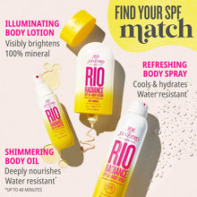 Load image into Gallery viewer, Rio Radiance™ SPF 50 Mineral Body Lotion Sunscreen with Niacinamide