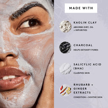 Load image into Gallery viewer, Cookies N Clean Whipped Clay Pore Detox Face Mask with Salicylic Acid + Charcoal