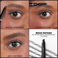 Load image into Gallery viewer, Brow Definer 3-in-1 Triangle Tip Easy Precision Eyebrow Pencil