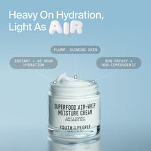 Load image into Gallery viewer, Superfood Air-Whip Lightweight Face Moisturizer with Hyaluronic Acid