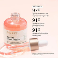 Load image into Gallery viewer, Squalane + Vitamin C Rose Firming Oil