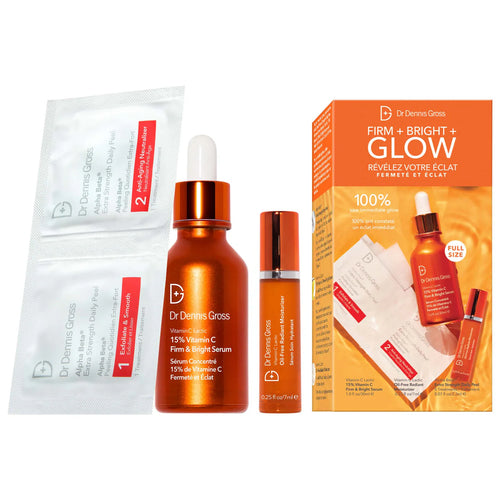 Firm + Bright + Glow Vitamin C Lactic Set