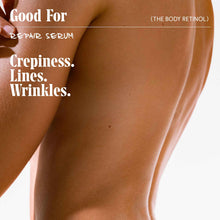 Load image into Gallery viewer, The Body Retinol - Repair Serum With 0.1% Pure Retinol, 10% AHA + 5 Peptides