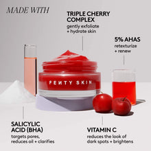 Load image into Gallery viewer, Cherry Dub Blah to Bright 5% AHA Face Mask with Salicylic Acid + Vitamin C