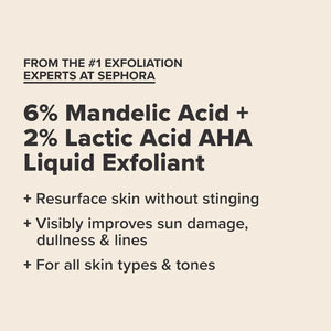 Skin Perfecting 6% Mandelic Acid + 2% Lactic Acid Liquid Exfoliant