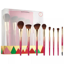 Load image into Gallery viewer, Season to Sparkle 8 Piece Makeup Brush Set