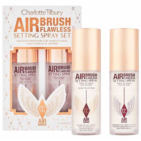 charlotte tilbury mini airbrush flawless setting spray duo