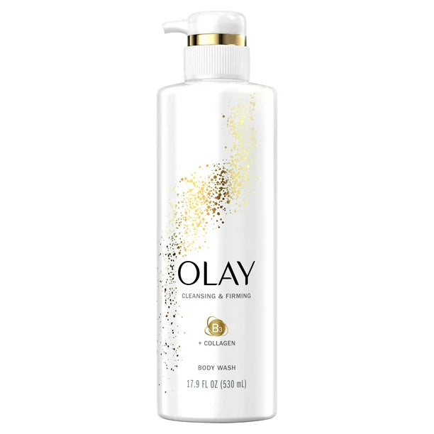 Olay Cleansing & Firming Body Wash with Vitamin B3 and Collagen