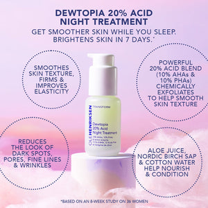 Dewtopia™ 20% Acid Night Treatment