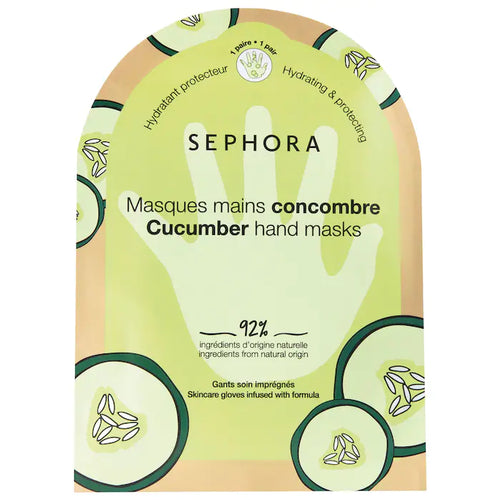 CUCUMBER HAND MASKS 92%